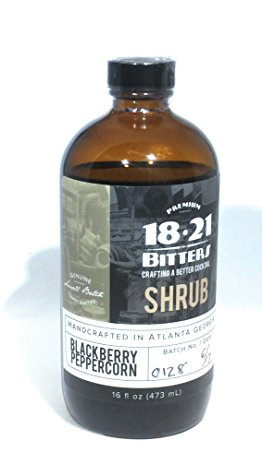 18.21 Blackberry Peppercorn Shrub 16oz Drinking Vinegar