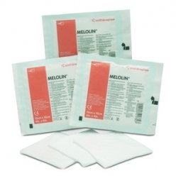Melolin D7148 Adhesive Dressing, 8.3cm x 6cm, Pack of 5