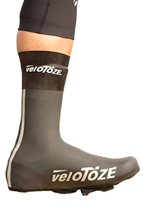 veloToze Neoprene Shoe Cover (Waterproof Cuff Included), Black Medium