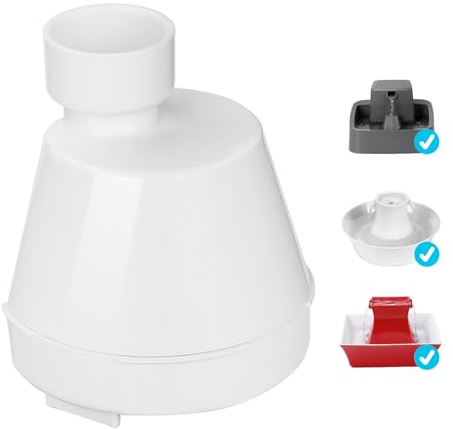 SanKlev Filter Housing Replacement Compatible with Seascape, Pagoda, 2 Gallon, 1 Gallon, 1/2 Gallon, Avalon, Sedona, Butterfly Creekside & Seaside Pet Fountains