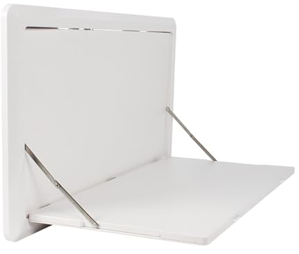 TRUNXUCL Klapptisch Wandmontage, Wandklapptisch für Wohnmobile, Hängender Klapptisch Outdoor für den Wohnmobil, Autotisch, Computerarbeitsplatz, Tragkraft: 20 Kg