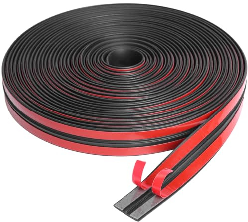 SDLDEER Auto Windschutzscheibe Gummi Dichtung 8mx19mm T Form Dichtungsstreifen Auto Windschutzscheibe Wetter Autotür Dichtungsstreifen für Car LKW Tür Fenster Dekor