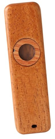 ERINGOGO Holz Kazoo Musikinstrument mit Schnur Leicht zu Erlernendes Blasinstrument für Gitarre Ukulele Begleitung Tragbares Musikspielzeug für Kinder Erwachsene