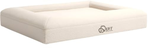 DUFF® Lit Orthopédique pour Chien Grande Taille 115x90 cm – Mousse Mémoire
