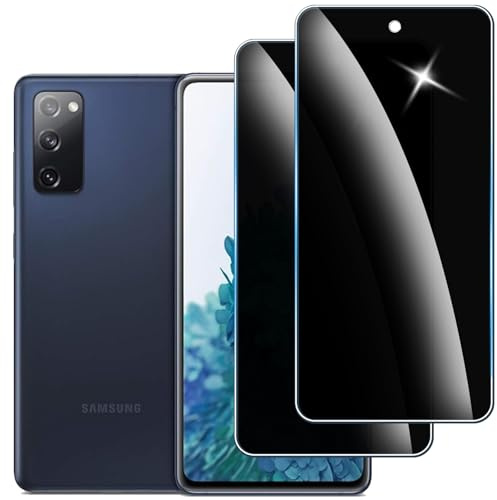 2 Stück Panzer Glas Displayschutzfolie für Samsung Galaxy S20 FE, 9H Härte Anti-Spy Privatbildschirm, Anti-Kratzen, Anti-Bläschen, Blasensfreie Privacy Schutzfolie, Einfache Installation