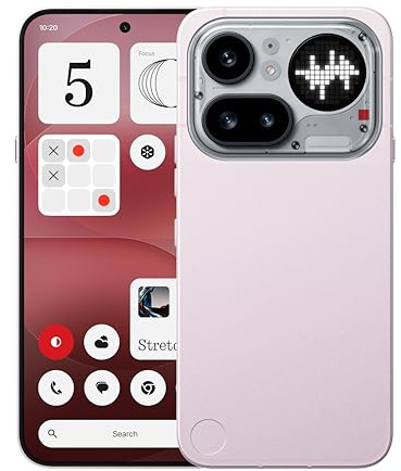 Nothing Phone (4a) Pro - 50 MP Triple Camera with Up To 140X ultra Zoom, Metal Unibody Smartphone, Long Lasting Battery and 50W Fast Charge, 144Hz AMOLED Display and Glyph Bar, 12GB + 256GB - Pink