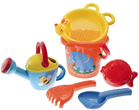 GOWI 558-38 Sand Set Maus, 6teilig, Sandkästen und Sandspielzeug