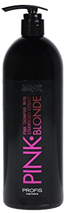 Pink Blonde Shampoo mit Rosa Farbpigmenten - 1 Liter mit Pumpe