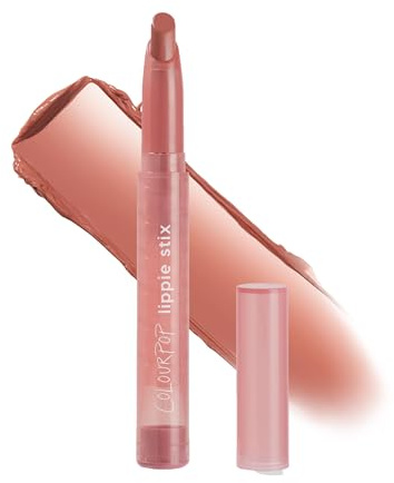 ColourPop Lippie Stix - Long-Lasting Matte Lipstick Formulated with Vitamin E & Shea Butter for All Day Moisture - Richly Pigmented Pink Nude Lipstick - Paraben and Sulfate Free - Oh Snap (0.4 oz)