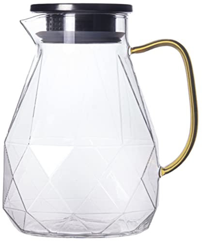 Cabilock Jarra De Agua De Vidrio Para Agua Fría Reutilizable Para Uso Doméstico Para Sala De Estar