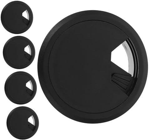 UKCOCO 5stücke Schreibtisch Kabel Organizer Abs Material Draht Loch Abdeckung Für Kabeldurchführung Kabeldurchführungsabdeckung Für Schreibtisch Und Büro