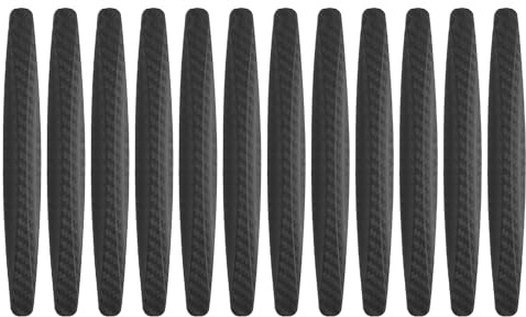 sourcing map 12pcs Car Door Edge Guards Protectors Anti-Collision Side Door Edge Protector Trim Strip Anti-Scratch Universal Vehicle Exterior Accessories for Cars SUV Pickup Truck, Black