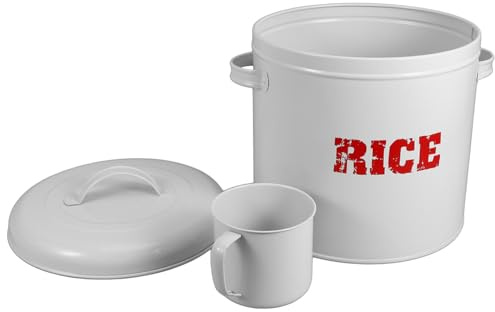 ibasenice Barril De Almacenamiento Para Mascotas Contenedor De Comida Para Perros Con Tapa Hermética Para Almacenar Alimentos Secos Cocina Incluye Taza Medidora