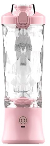 Mixeur de voyage de 600 ml facile à utiliser, tasse de mélange rechargeable par USB, smoothies et smoothies pratiques pour cuisine, lave-vaisselle, mixeur sûr