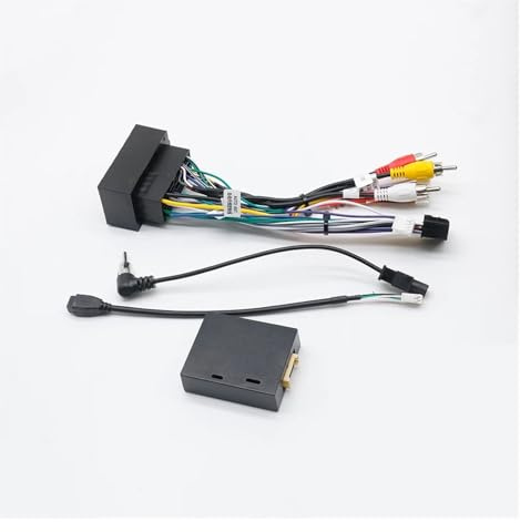 Adaptador Canbus 9 Pulgadas para Fiat para Ducato 2011-2021 Panel Ajuste Tablero Radio Coche Reproductor DVD Marco Fascias Carcasa Marco Radio Coche(Cable Canbus)