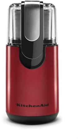 KitchenAid BCG111ER Blade Coffee Grinder, 4 oz, Empire Red