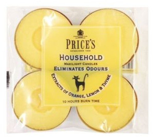 Prices Fresh Air Household Maxi Tealights Pack of 4