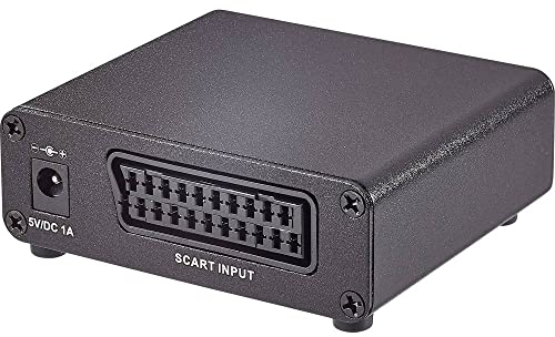 Speaka Professional AV Konverter SP-SC/HD-02 [SCART - HDMI, Klinke] 1920 x 1080 Pixel, 1420546, Schwarz