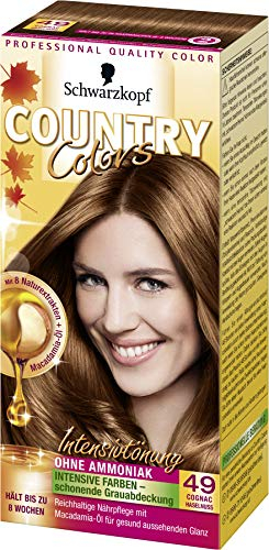Schwarzkopf Country Colors Intensivtönung, 49 Cognac Haselnuss, 1 Stück 122,5 ml