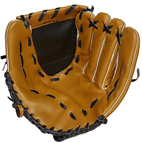 Ram Cricket Catching Mitt – Premium Real Leather Baseball Glove – Left or Right-Handed – Senior & Junior Cricket Glove - Great for Cricket Fielding Drills & Cricket Coaches