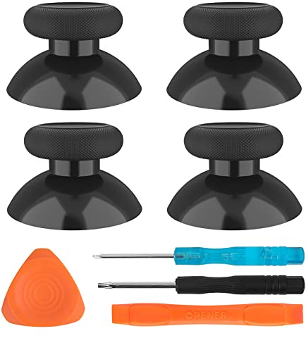 TOMSIN® Replacement Thumbsticks for Xbox One/ PS4 Controllers, Joysticks Repair Kit for Xbox One S (4 Pcs)