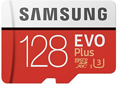 Samsung EVO Plus Tarjeta de memoria de 128 GB Micro-SD SDXC Clase 10 U3 100 MB/s (MB-MC128HA APC)