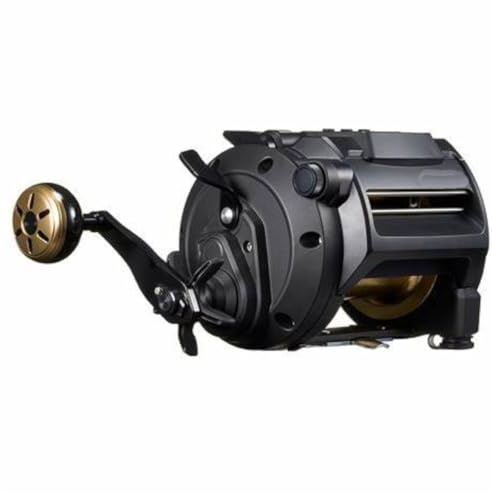 DAIWA Tanacom, Electrische Multi-Angelrolle, Sternbremse, Linkskurbel