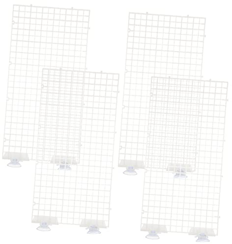 BESPORTBLE Aquarium Isolation Panel Lattice Plate Suction Cup Spliced Lattice Plate for Fish Tank Stability Aquarium Supplies Random Color