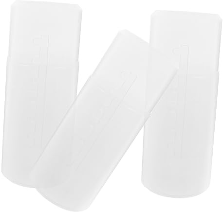 Ciieeo Étui à Pinceaux de Maquillage Portable 3pcs en PP Étanche et Spacieux, Voyage Rangement des Cosmétiques