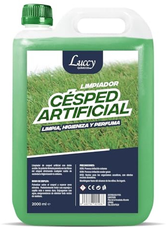 Detergente per la Pulizia di Prati in Erba Sintetica Pronto - Liquido per Pulire Erba Artificiale e Prato Sintetico (2 Litri)