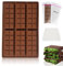XIKAYA Molde turron silicona, Molde chocolate Dubai, Moldes para turrones silicona profundo, Molde tableta chocolate profundo, Fabrica de chocolate profundo (Molde de chocolate A)