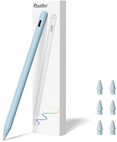 Stift für Apple iPad 2018-2026, Magnetisches Kabelloses Laden und USB C Schnellladung Pencil für iPad Pro 13”(M4)/12,9”/11”, Air M3/M2/5/4/3, Mini (A17Pro) 7/6/5, (A16) 11/10/9/8/7/6th Generation