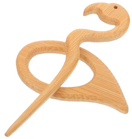 HORIALENCE Broche En Bois Pour Vêtements Et Chapeaux, Épingle Décorative Artisanale, Design Animalier, Accessoire Mode Femme, Pour Foulards, Costumes Et Paquet, Finition Lisse Et Solide