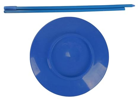 predolo Jonglierteller Jonglier Teller Spielplatte Balancierteller Aus Robustem Pp Material Zur Schulung Der Hand Auge Koordination für Kinder Eltern Kindersp, Blau