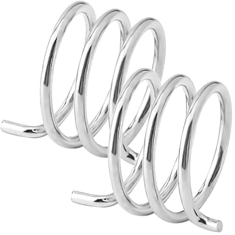 Alide 2 Stück Bremssattel-Rückholfedern, Ersatzteile, kompatibel mit Scheibenbremsenklemme BB5 BB7, Mountainbike, Rennrad, Silberstahl