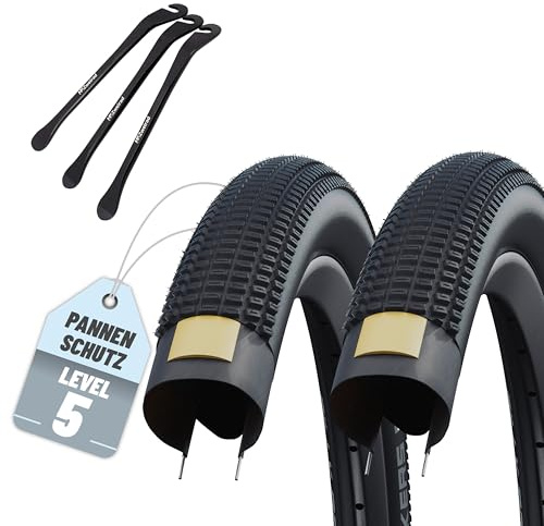 2er Set Schwalbe Fahradreifen Billy Bonkers 20x2,00 Zoll(50-406) + AV/DV/SV/SCV/Ohne Schlauch und 3 Metall Reifenheber E Bike
