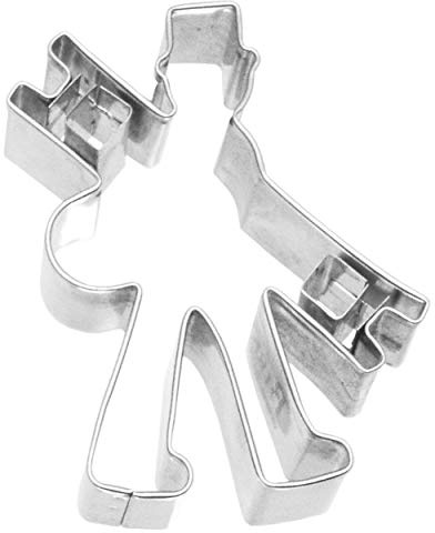 Birkmann RBV 1010695010 Ausstechform Schornsteinfeger, Kunststoff, Grau, 5 x 3 x 2 cm | x 3 x 2 cm
