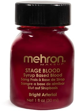 Mehron Makeup Stage Blood (1 oz) (Bright Arterial)