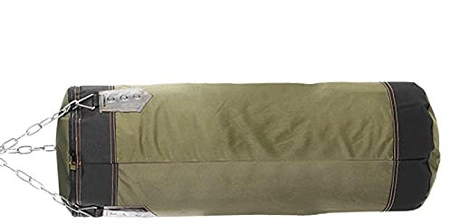 Boxing Punch Bag Cadena Colgante Gancho de Techo Muay Thai Martial Arts Punzonar Heavy Bag Heavy Duty Saco de Boxeo con Cadenas para Entrenamiento de Boxeo Fitness Sandbag(60CM-Green)