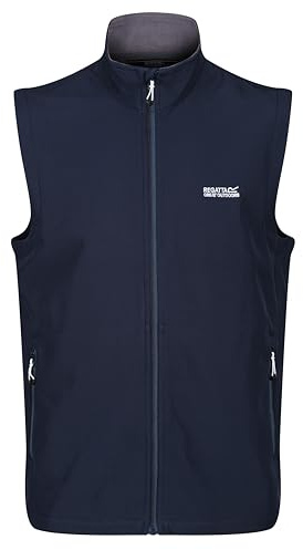 Regatta Bradwell III Chaleco Térmico Softshell Resistente Al Viento con Cremallera Bodywarmers, Hombre, Navy, L