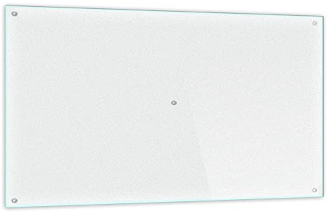 Herdabdeckplatte Herdplattenabdeckung Sicherheitsglas Schutz Kochplatten Abdeckung Ceranfeld Abdeckplatte Glasschneidebrett Ceranfeldabdeckung Spritzschutz 80x52 1-Teilig Milchglas Glas Deko