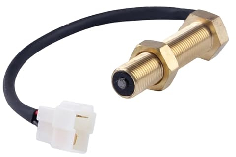 Universeller magnetischer Geschwindigkeitssensor for Motoren, M18, Messinggetriebe, Dieselgeneratorteil, elektronischer Alarm, Ohm-/RPM-Geschwindigkeitsaufnahmesensor (Color : 18-1.5-68MM)