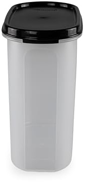 Tupperware Eidegenosse 1,7 L schwarz OHNE Schütte Plastikbehälter Lebensmittelaufbewahrung