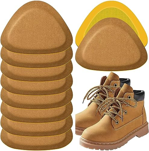Leather Boots Heel Grips Liner Cushions, 2 Pair Premium Heel Cushion Inserts for Women/Men Loose Shoes, Heel Pads Improved Comfort and Fit for Sneaker, Leather Shoes, High Heels