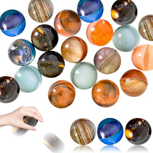 TIVUNORON 30 Stück Gummiball Planeten Kinder,Flummies Sonnensystem Acht Planeten für Kinderpartys, Flummi mit Dem Thema Weltraum Mitgesbel für Kindergeburtstag Gastgeschenke Belohnungen, 32mm(B)
