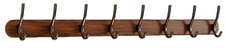 RTREADE Kleiderhaken, Wandhaken, Wandhutständer, Wandhutständer aus massivem Holz, Moderne Garderobe Haken Wand, für Jacken, Mäntel, Schals, Handtaschen und Mehr(80cm/31.5in)
