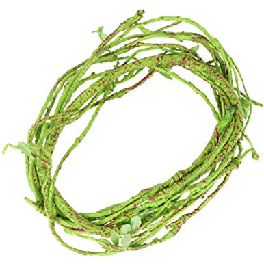 SUPVOX Vigne en Rotin Réaliste pour Boîte À Reptiles Simulation De Paysage Fausses Feuilles De Vigne Suspendues