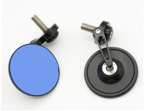 Lenkerendenspiegel Motorrad Bar End Spiegel Retro Lenker Spitze Rück CNC Aluminium Für R NineT Scrambler Für S1000RR Für S1000R Motorrad Spiegel