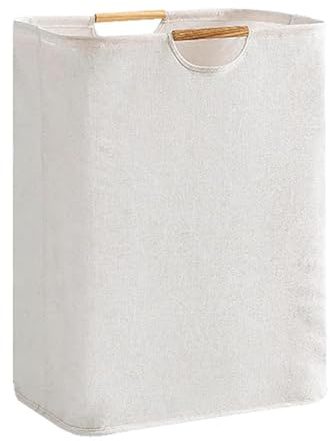 Wäschekorb Faltbarer Wäschesammler 60L Wäschesack mit Henkel Wäschekorb Schmal Laundry Baskets für Waschküche, Schlafzimmer, Badezimmer, Schlafsaal, Wohnzimmer Bad
