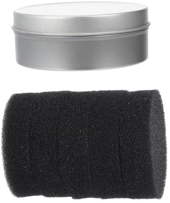 WRITWAA Makeup Brush Cleaner Sponge Kit 6pcs Quick Removal Tool with 1 Single-layer Cleaner Box and 5 Replacement Sponges for Efficient Beauty Brush Cleaning at Home or Travel